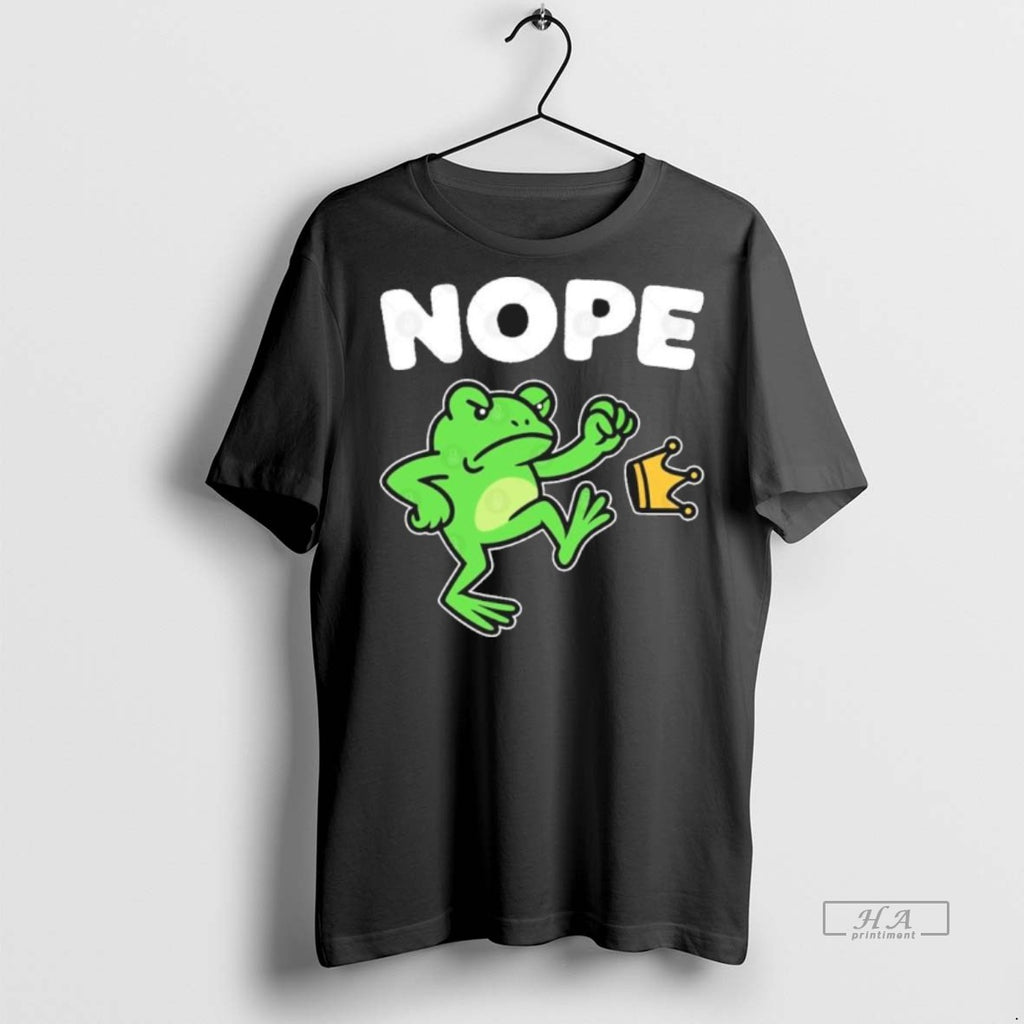 Official Trendy No Kings Nope Portland Frog Protest Tee Sweater