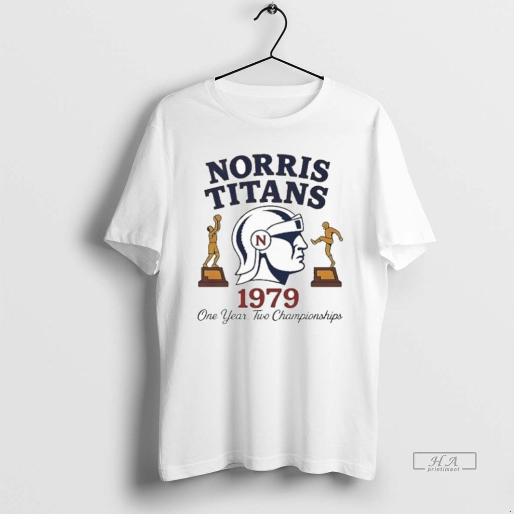 Official Trendy Norris Titans Logo One Year Two Championships 1979