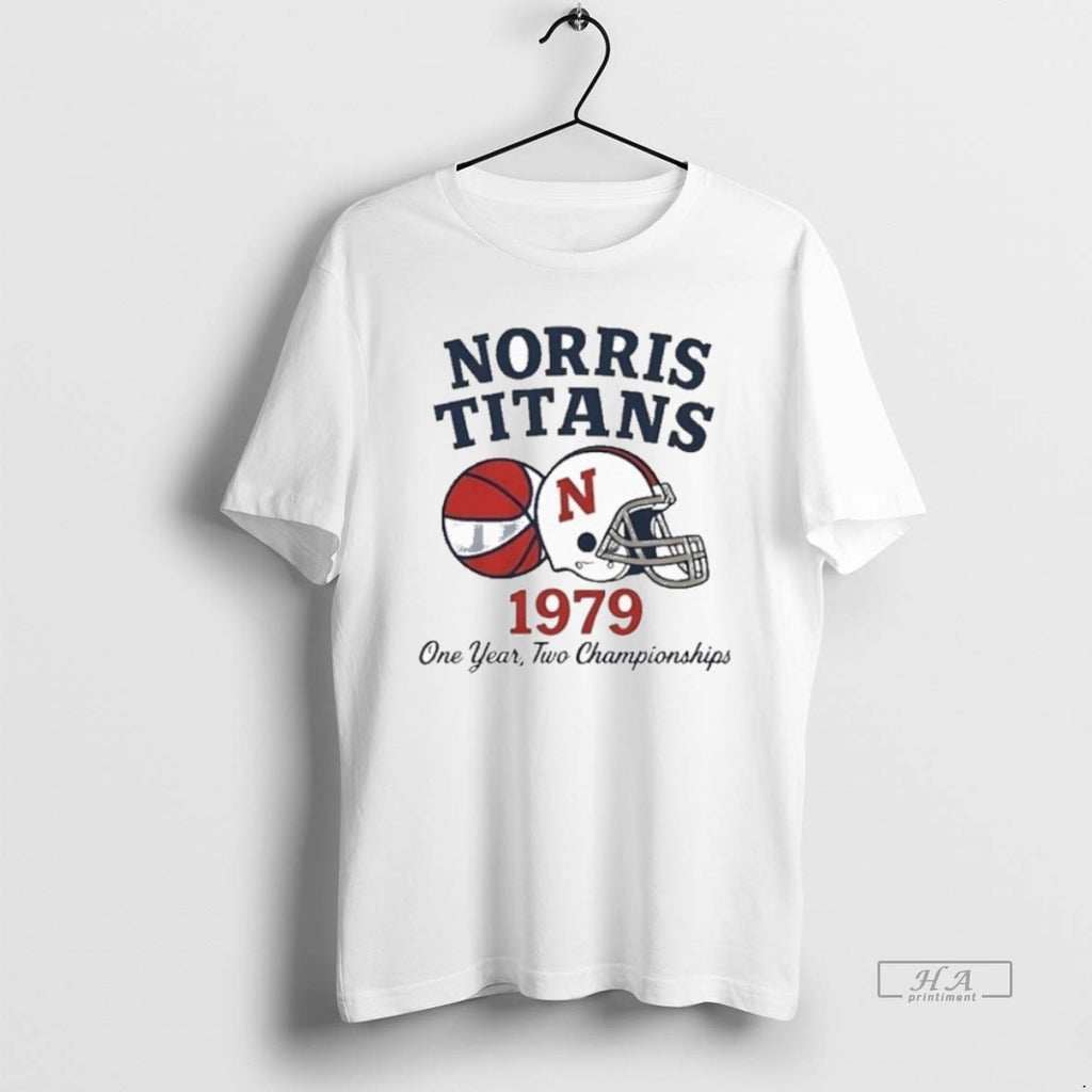 Official Trendy Norris Titans One Year Two Championships 1979
