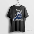 Official Trendy Only In Smashville Nashville Predators Logo Tee Sweater