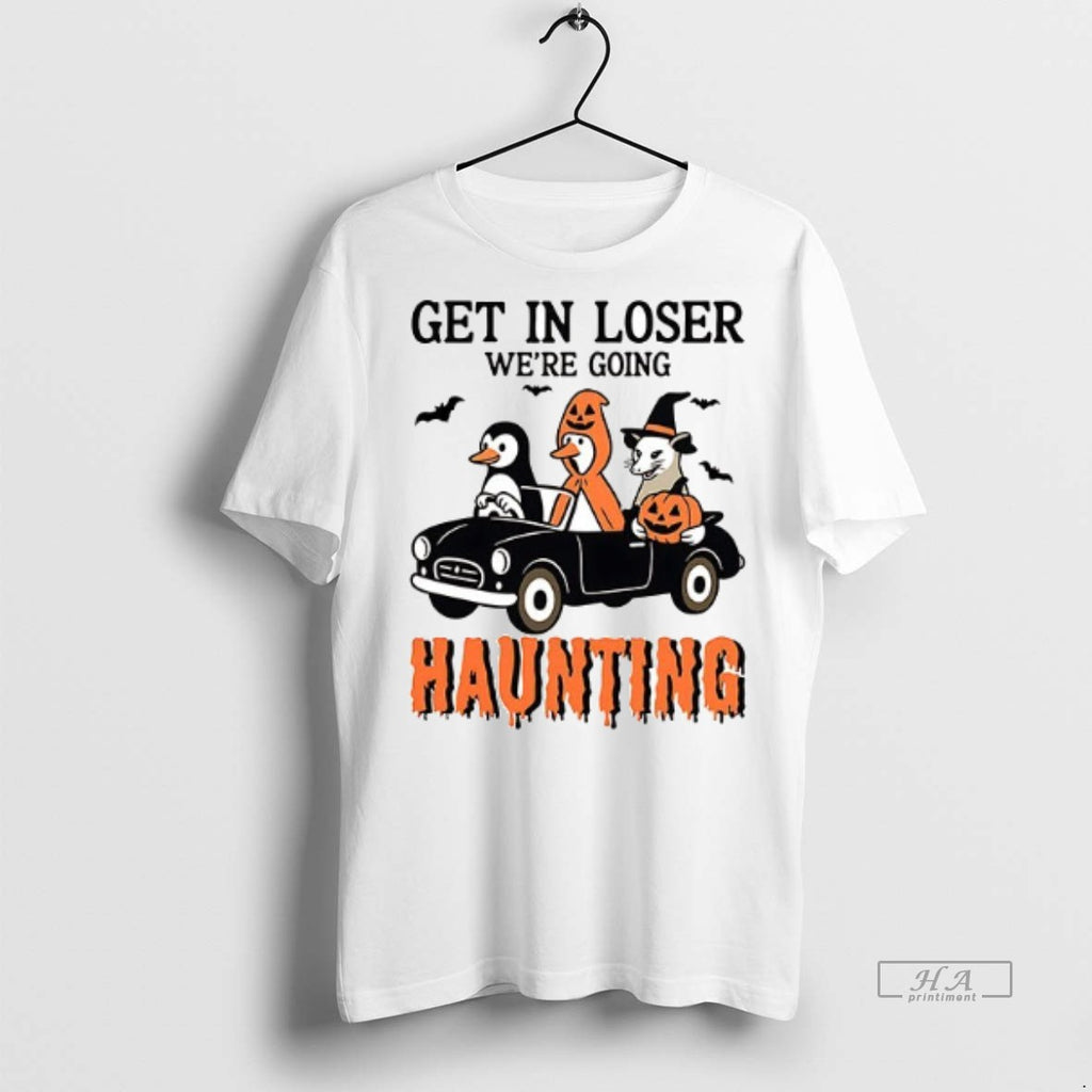 Official Trendy Opossum Get In Loser Were Going Haunting Retro Halloween Ceramic Ceramic And Classic