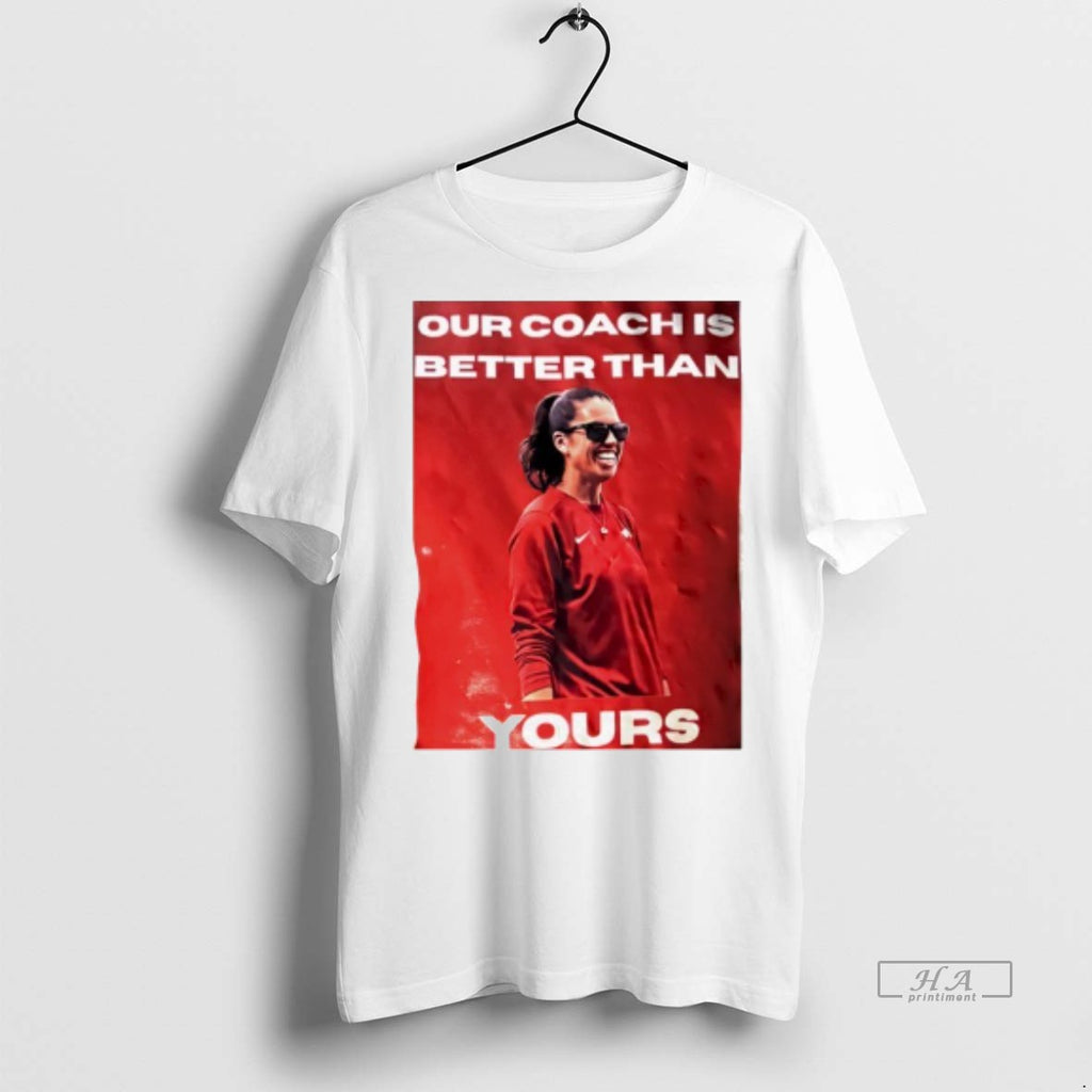 Official Trendy Our Coach Is Better Than Yours Tee Sweater