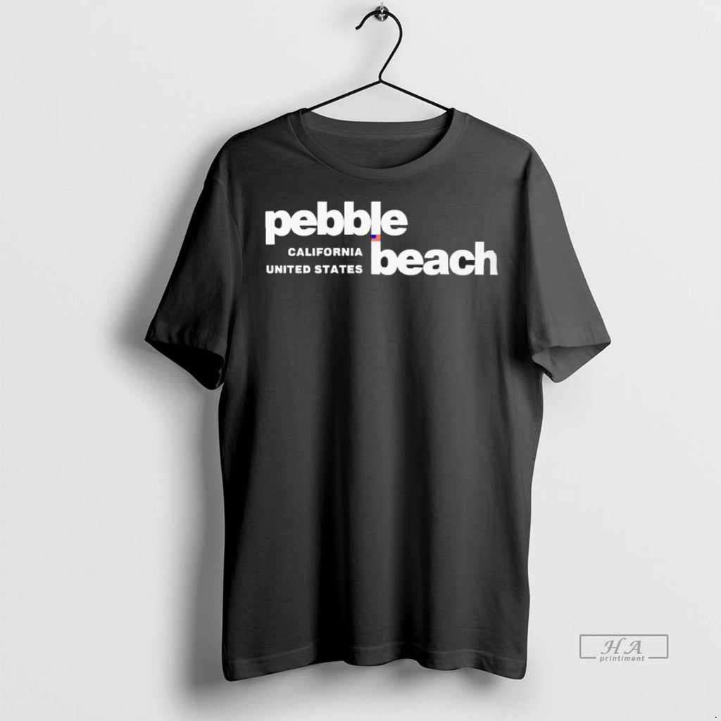Official Trendy Pebble Beach Location California United States Blackshirt Tee Sweater
