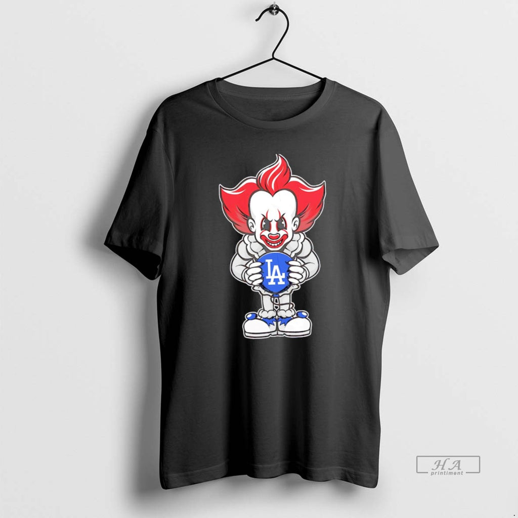 Official Trendy Pennywise Los Angeles Dodgers Halloween