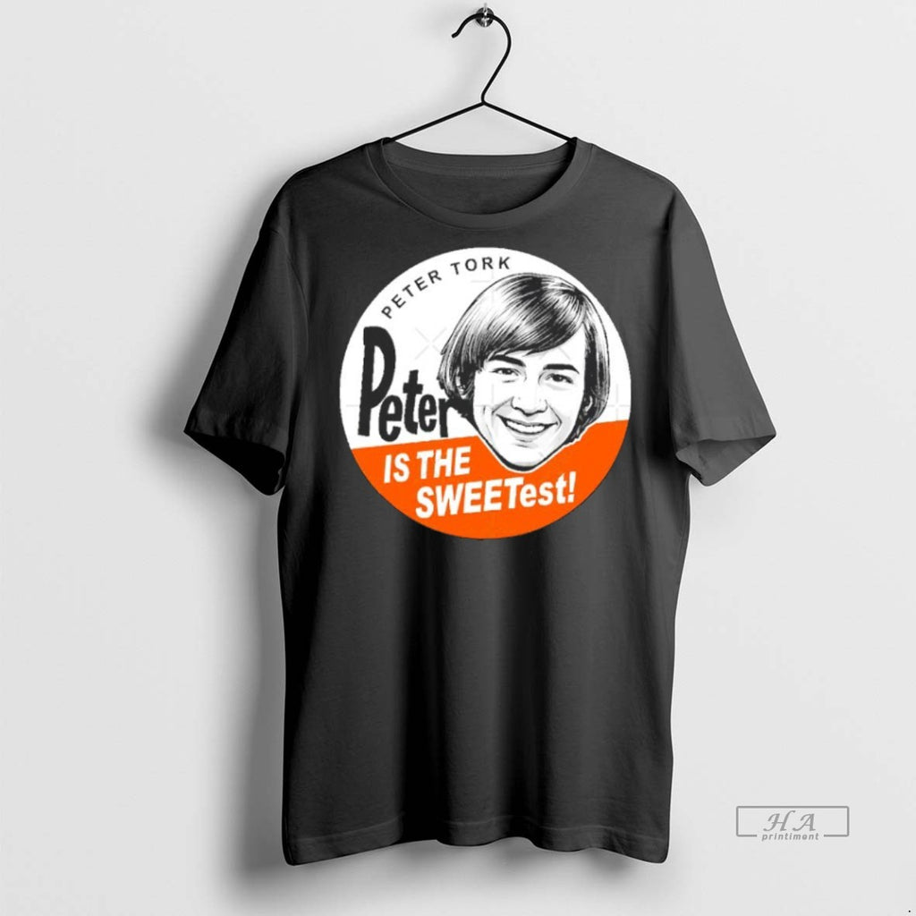 Official Trendy Peter Tork Peter Is The Sweetest Blackshirt Tee Sweater