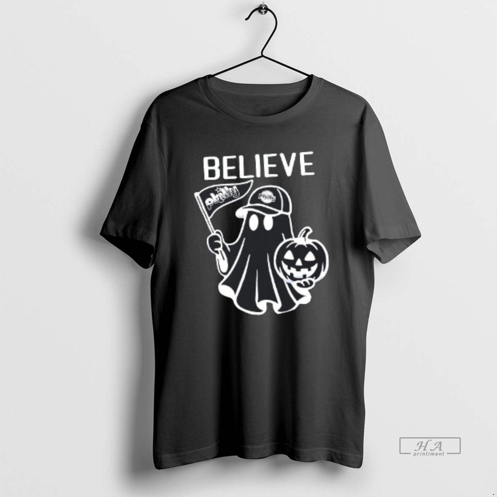 Official Trendy Philadelphia Phillies Red October Halloween Believe Ghost