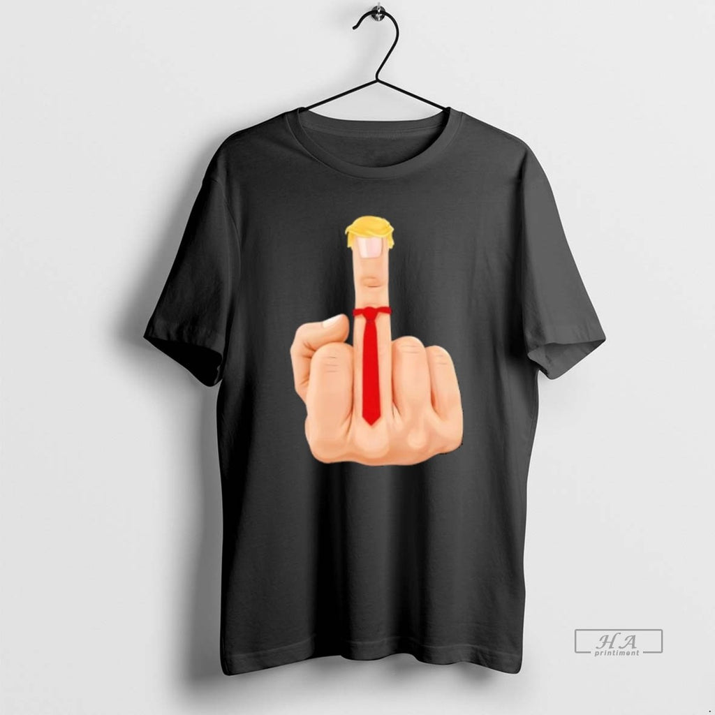 Official Trendy Political Middle Finger Trump Hair