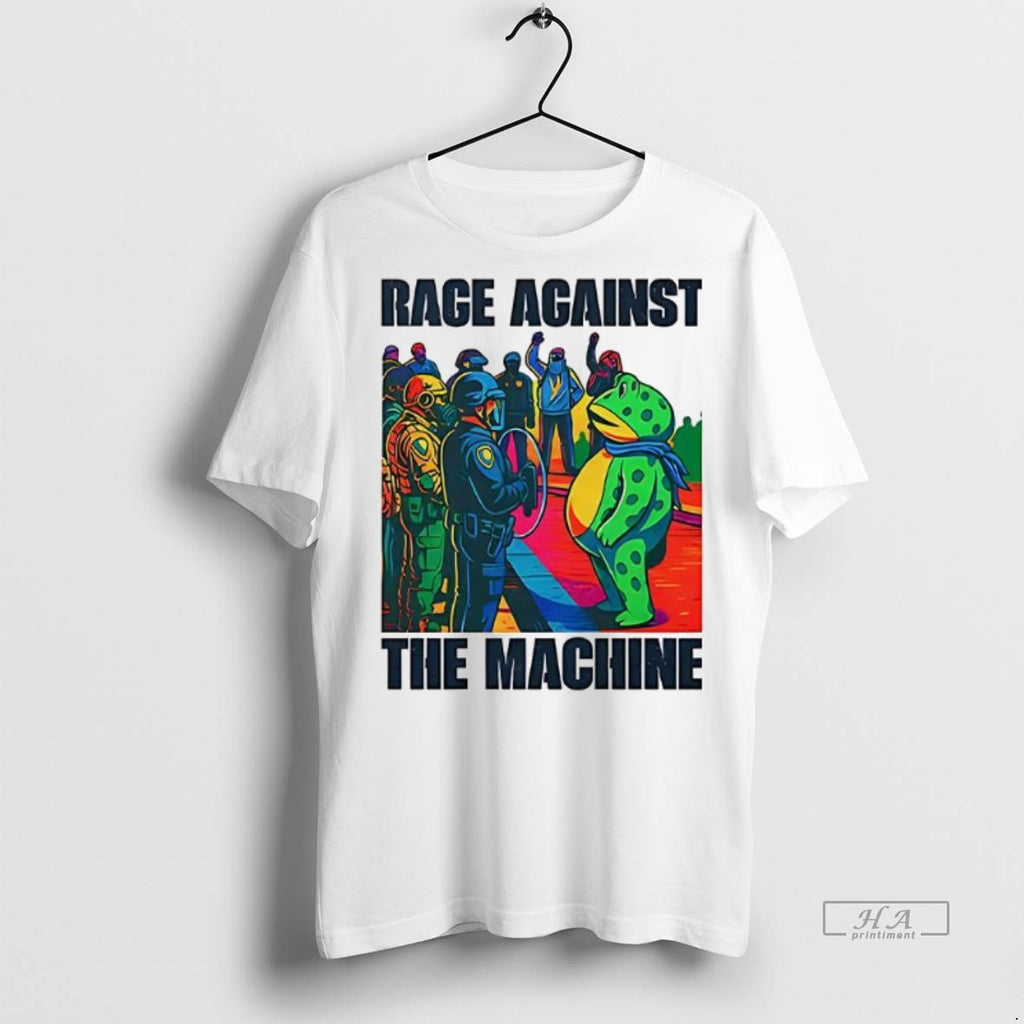 Official Trendy Portland Frog Anti Ice Rage Against The Machine Tee Sweater
