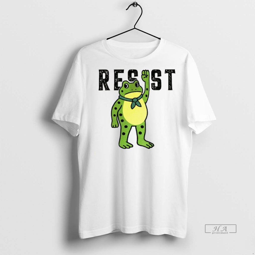 Official Trendy Portland Frog Free Portland Resist Frog Tee Sweater