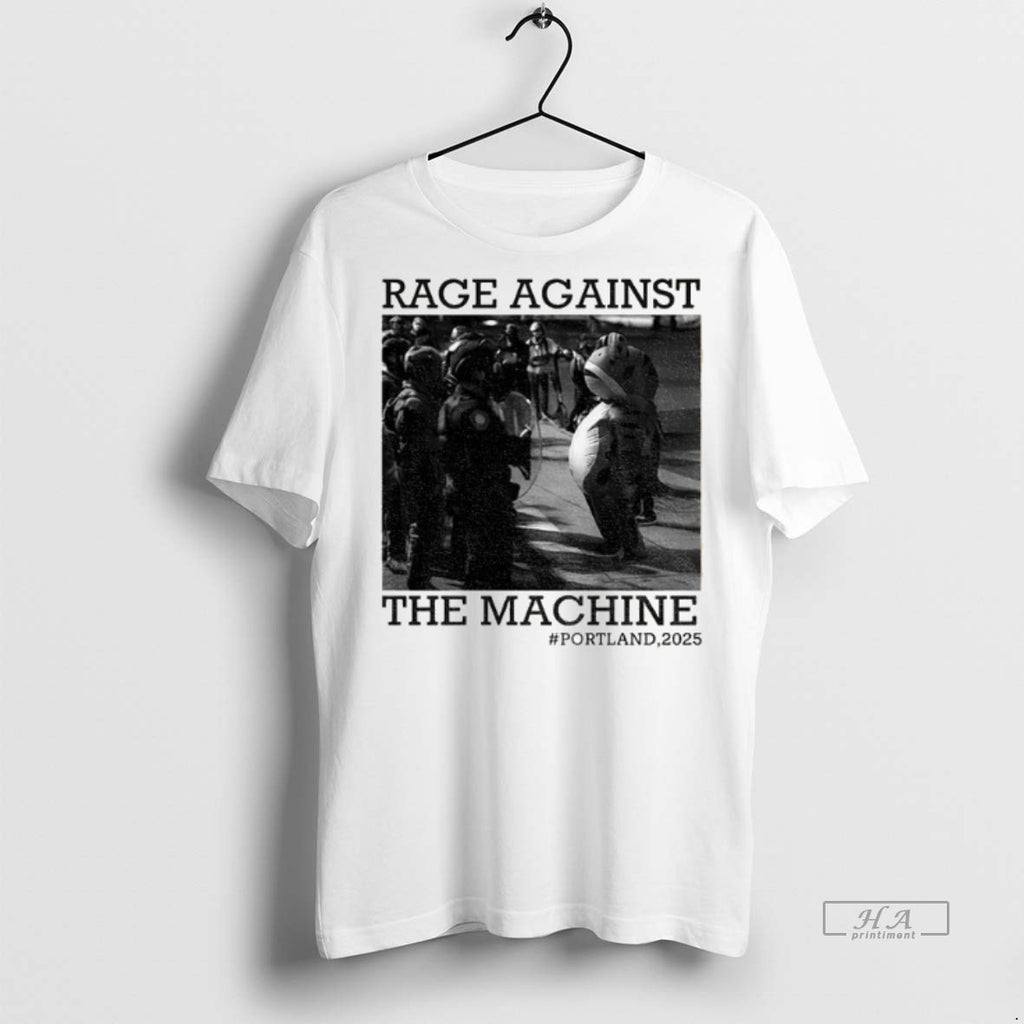 Official Trendy Portland Frog Protest Rage Against The Machine Poland 2025 Tee Sweater