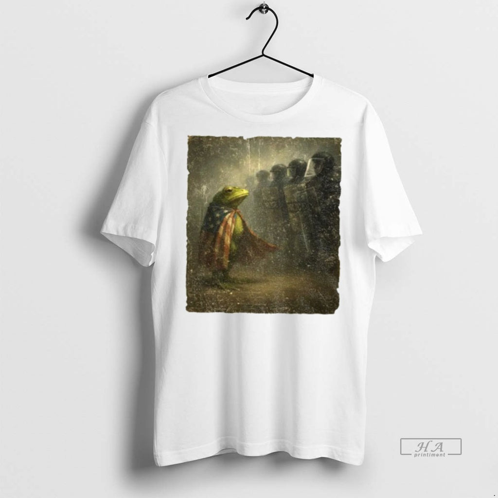 Official Trendy Portland Frog Protest Resist Equality Tee Sweater