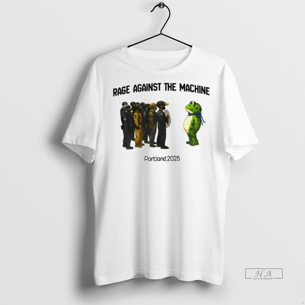Official Trendy Portland Frog Protest Resist Anti Ice Anti Trump Poland 2025 Tee Sweater