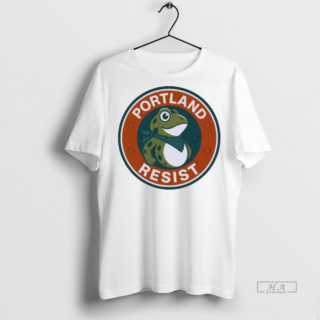 Official Trendy Portland Frog Resist Circle Tee Sweater