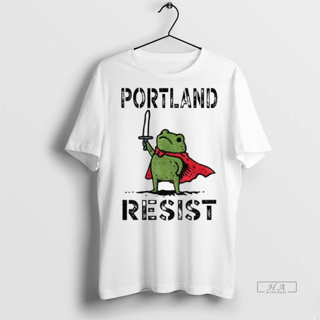Official Trendy Portland Frog Resist Political 2025 Tee Sweater