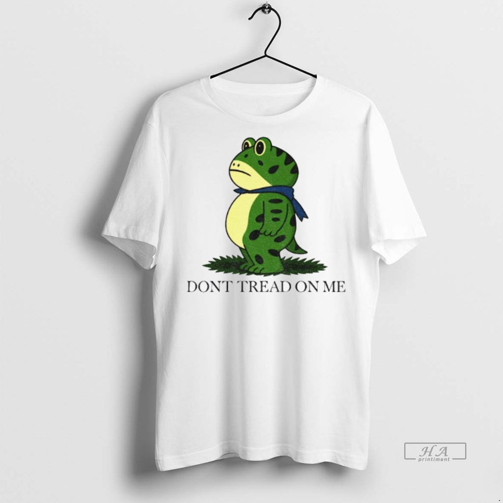 Official Trendy Portland Frog Dont Tread On Me Funny Protest Tee Sweater