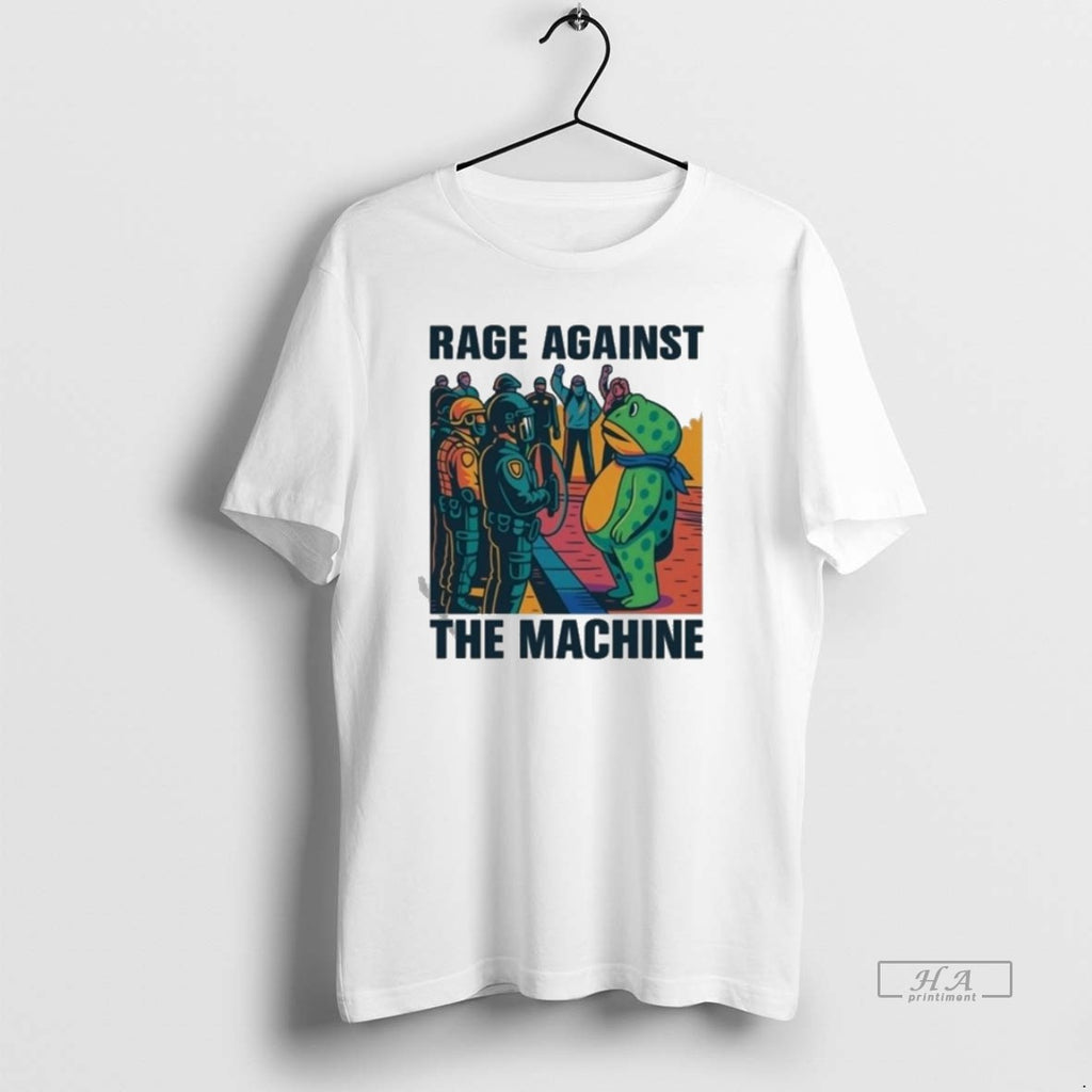 Official Trendy Rage Against The Machine Protest Frog Graphic