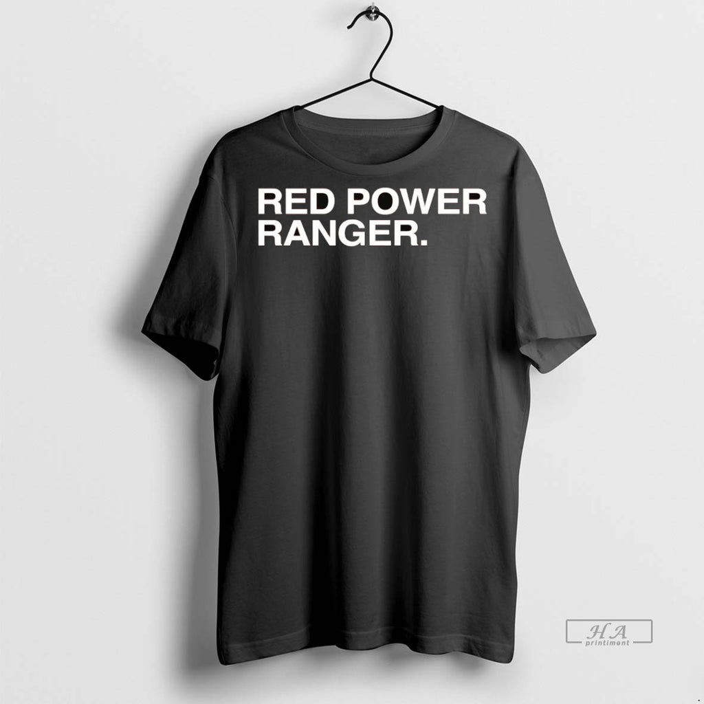 Official Trendy Red Power Ranger Tee Sweater