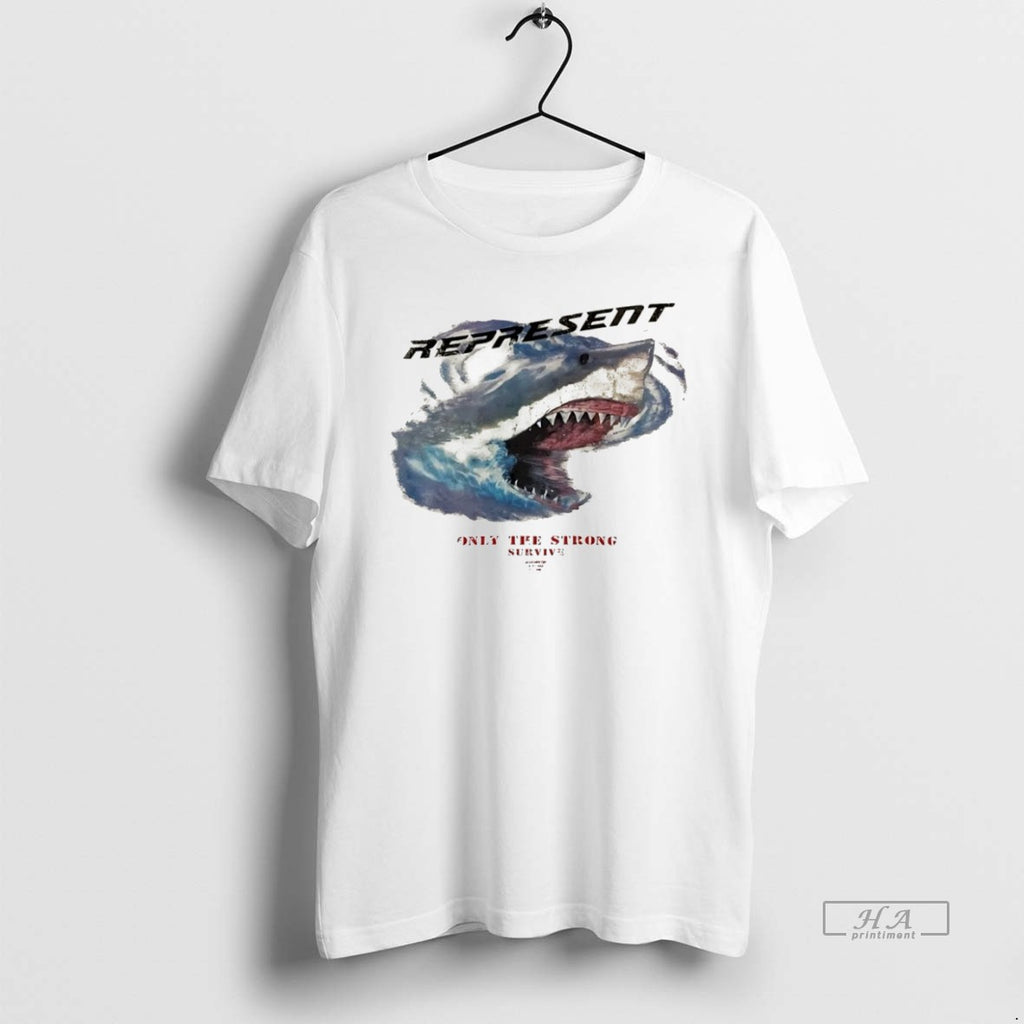 Official Trendy Represent Only The Strong Survive Shark