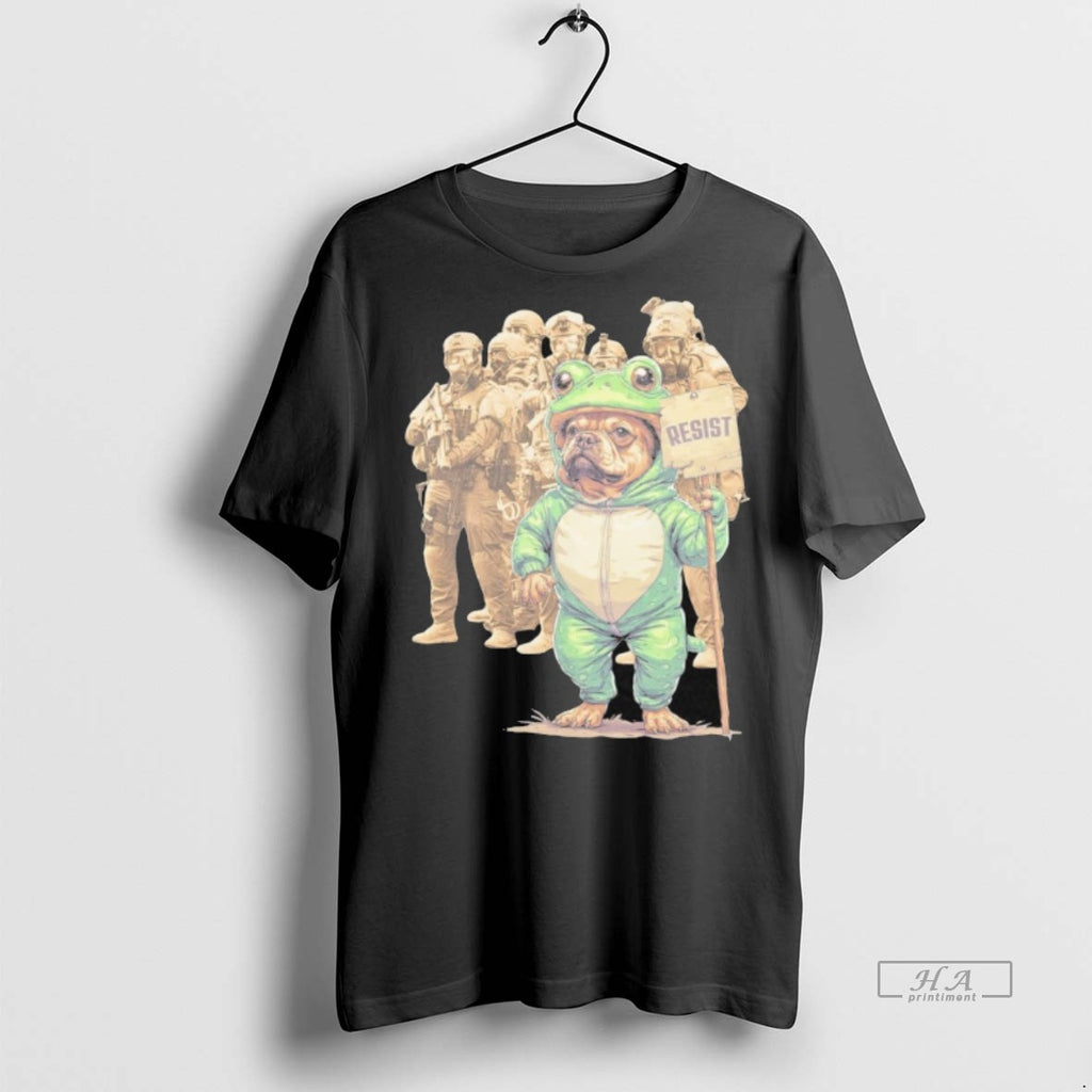 Official Trendy Resist Anti Ice Protest Dog Tee Sweater