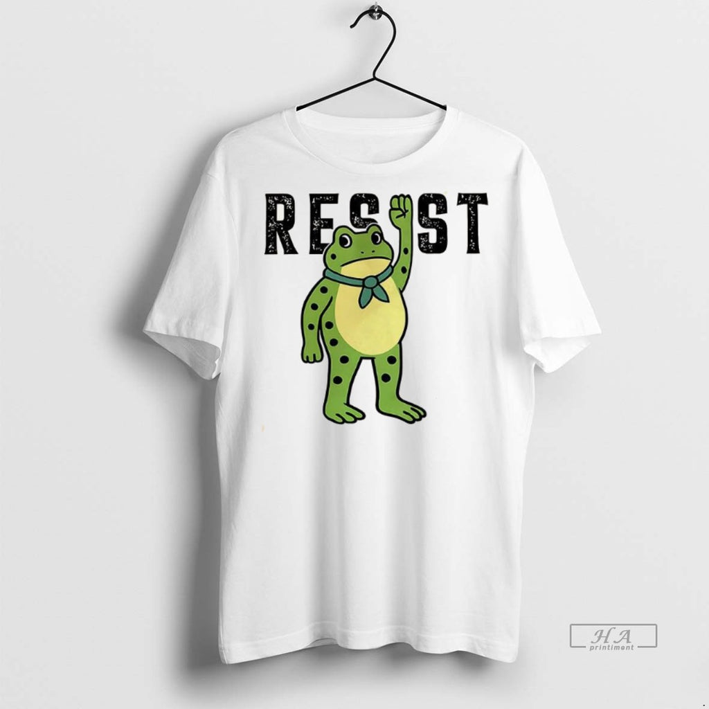 Official Trendy Resist Frog Freedom Frog Tee Sweater