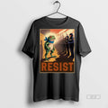 Official Trendy Resist Police Portland Frog Protest Vintage Tee Sweater