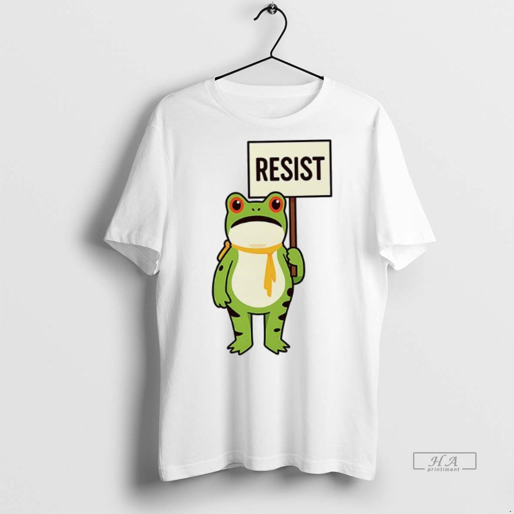 Official Trendy Resist Portland Frog Protest Anti Ice Tee Sweater