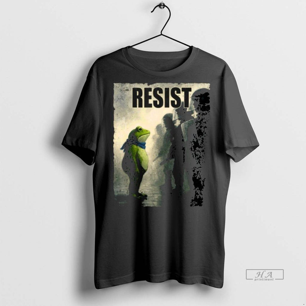 Official Trendy Resist Portland Frog Protest Funny Frog Tee Sweater