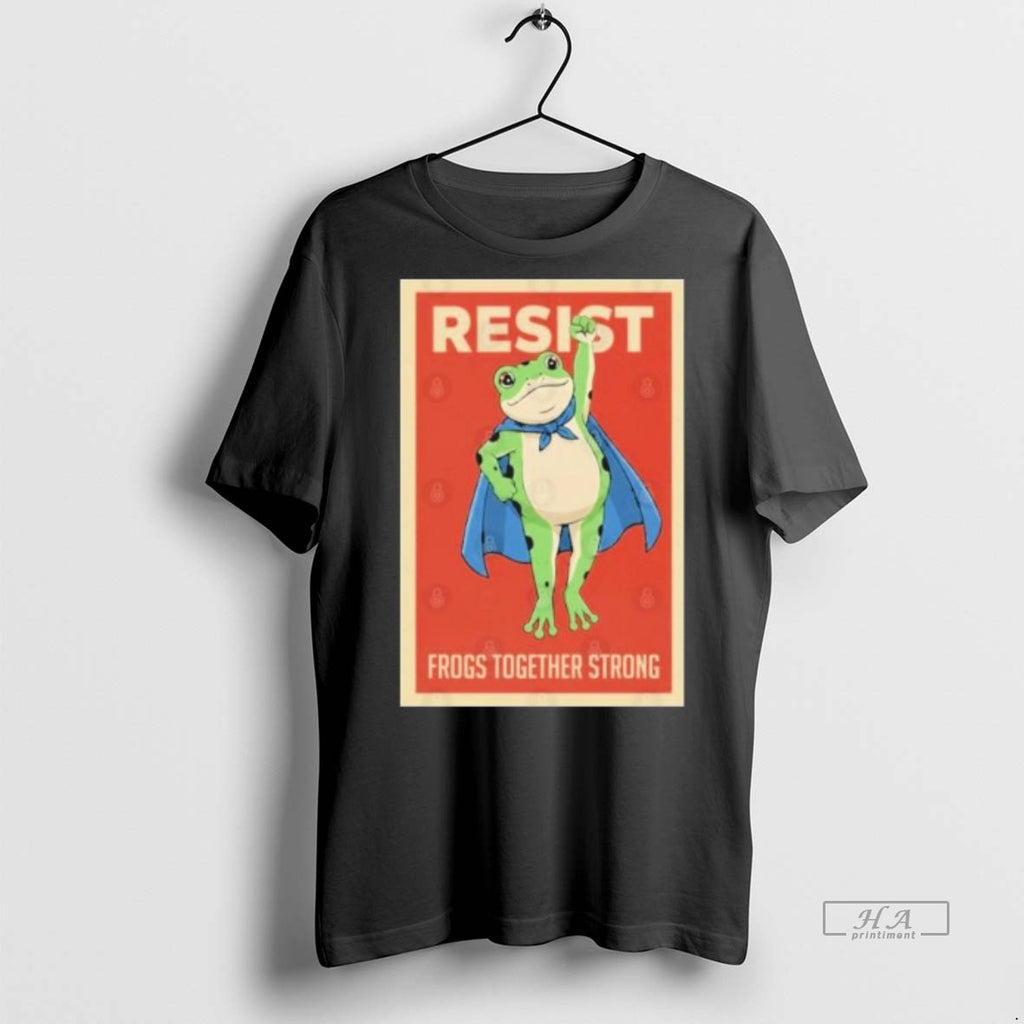 Official Trendy Resist Portland Frog Together Strong Hope Tee Sweater