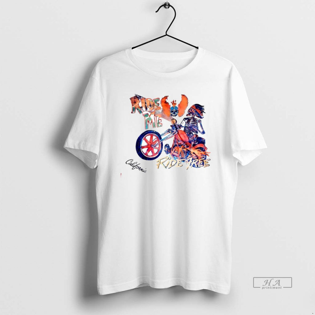 Official Trendy Ride Me Ride Free California Skeleton
