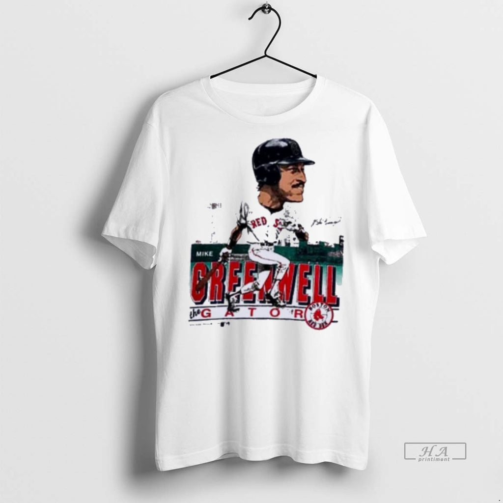 Official Trendy Rip Mike Greenwell Gator Red Sox Tee Sweater