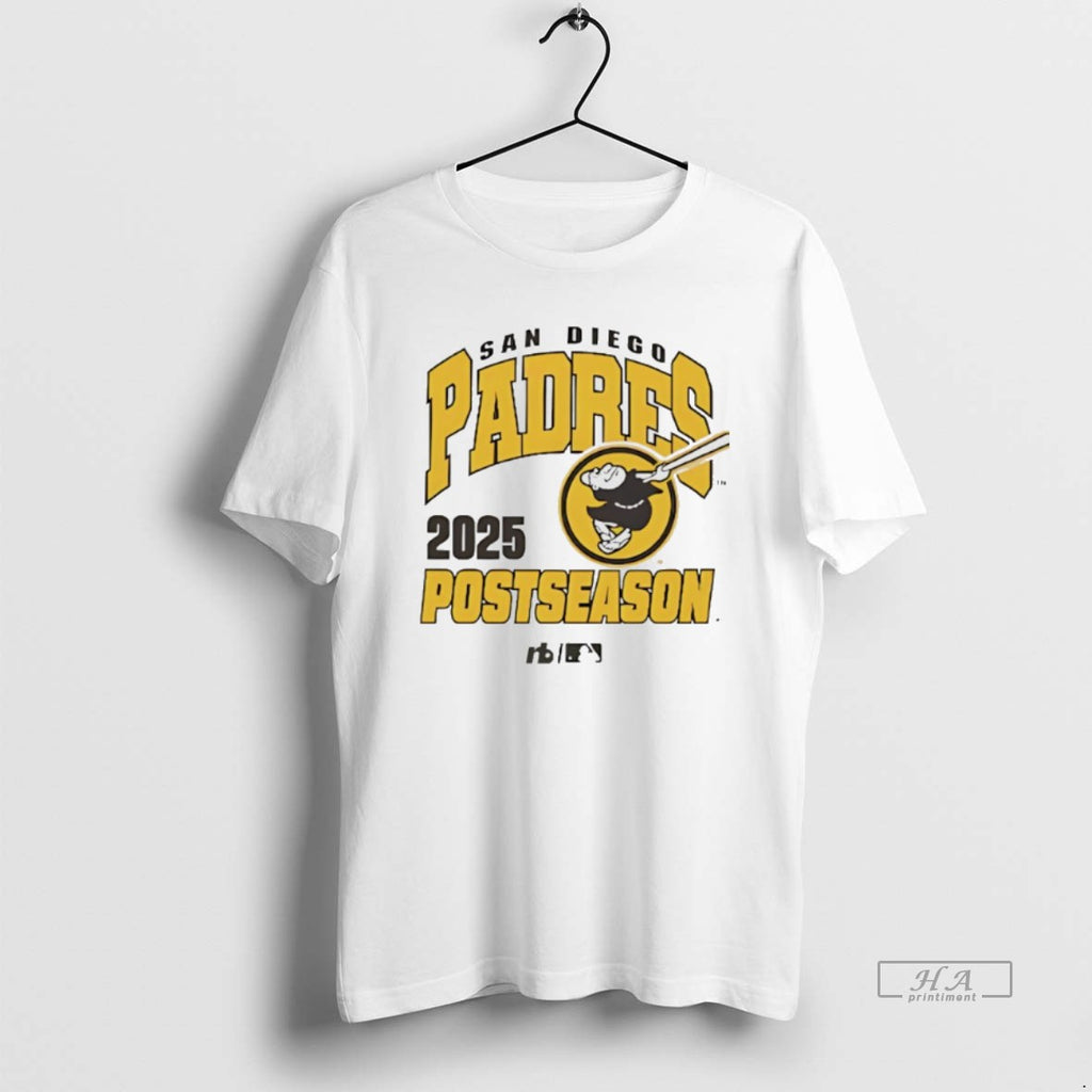 Official Trendy San Diego Padres Baseball 2025 Mlb Postseason Graphic