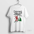 Official Trendy Santa Golf Driving Home For Christmas