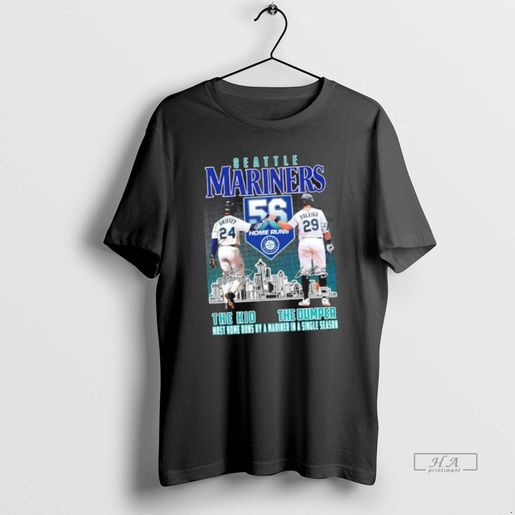 Official Trendy Seattle Mariners Griffey The Kid X Raleigh The Dumper Most Home Runs By