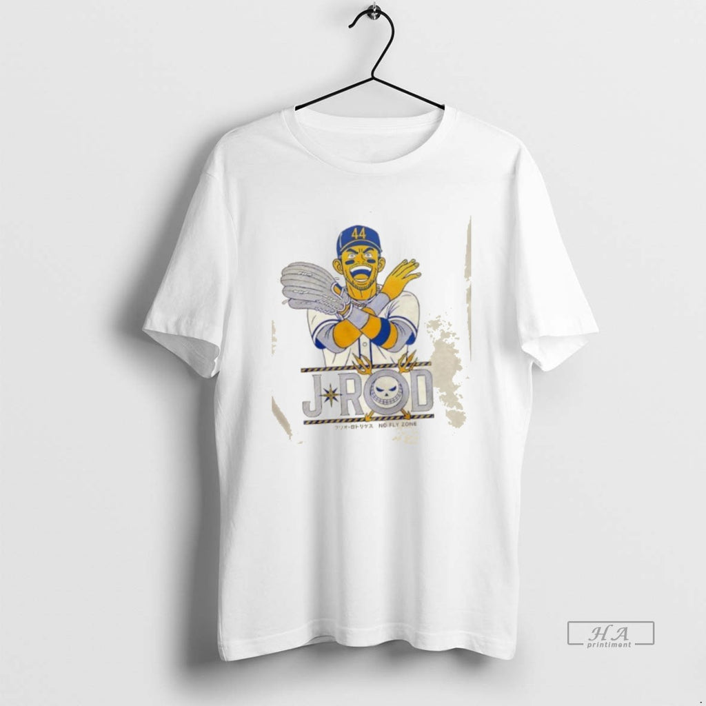 Official Trendy Seattle Mariners J Rod No Fly Zone 2 Sided