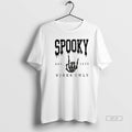 Official Trendy Skeleton Spooky Vibes Only Est 1629 Halloween