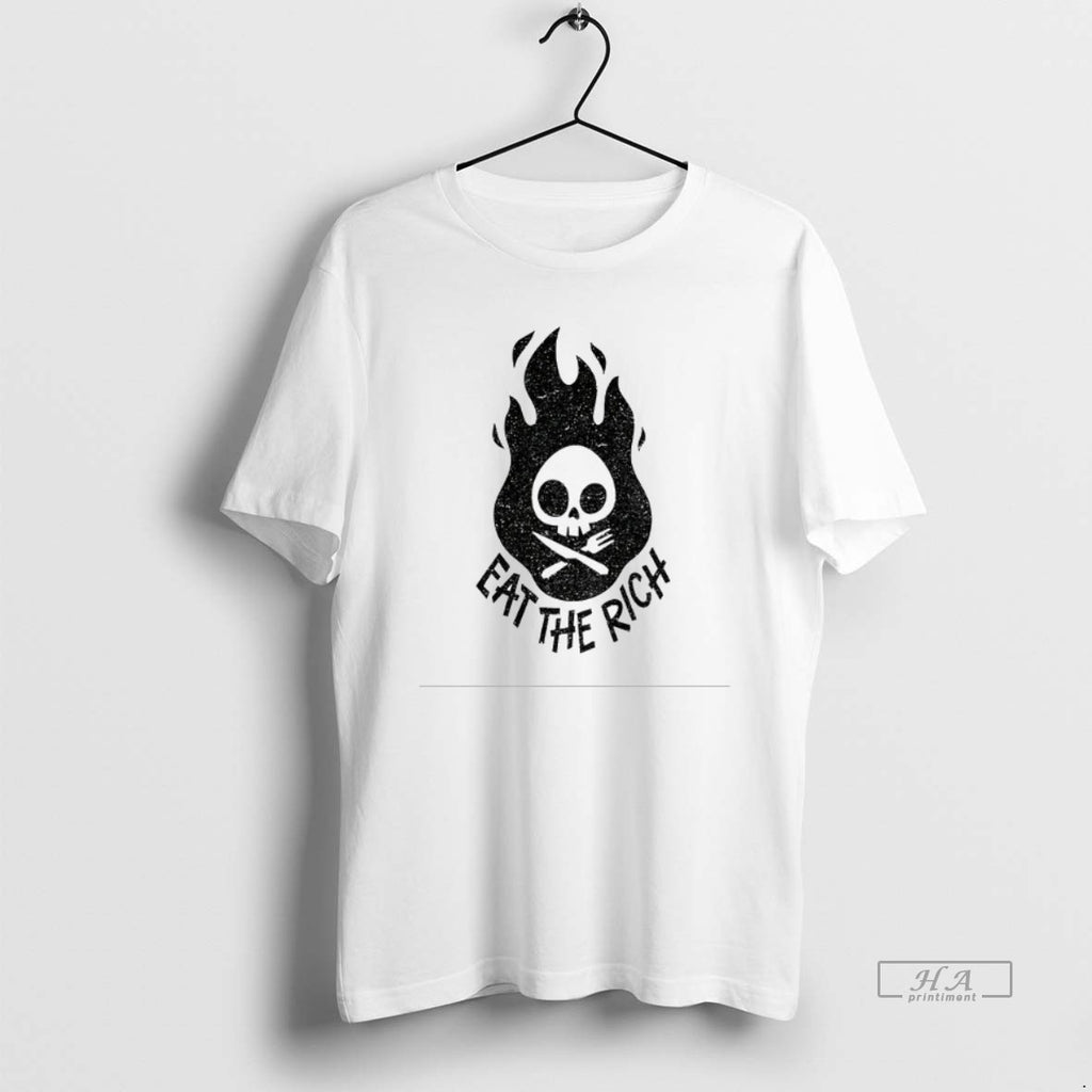 Official Trendy Skull Eat The Rich Halloween