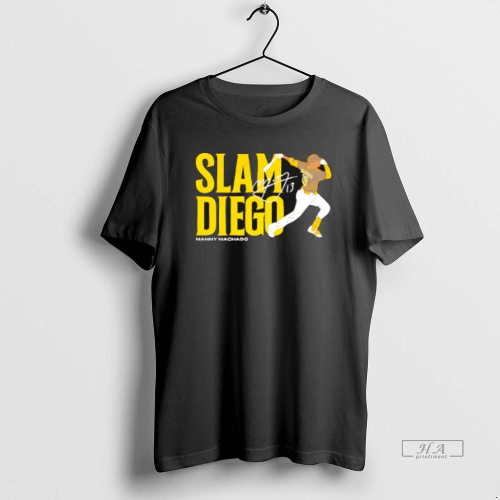 Official Trendy Slam Diego Manny Machado San Diego Padres Signature