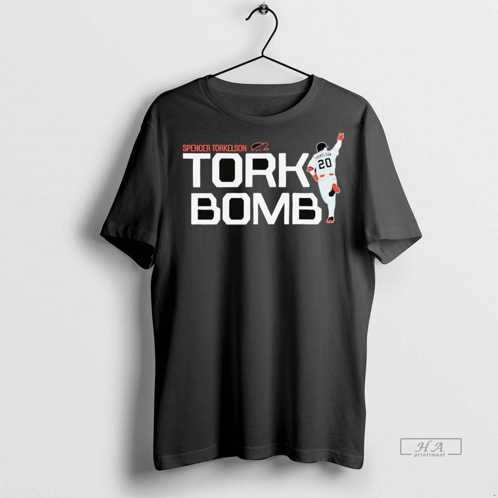 Official Trendy Spencer Torkelson Tork Bomb Signature Tee Sweater