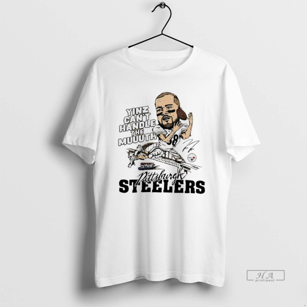 Official Trendy Steelers Pat Freiermuth Yinz Cant Handle The Muuuth Signature