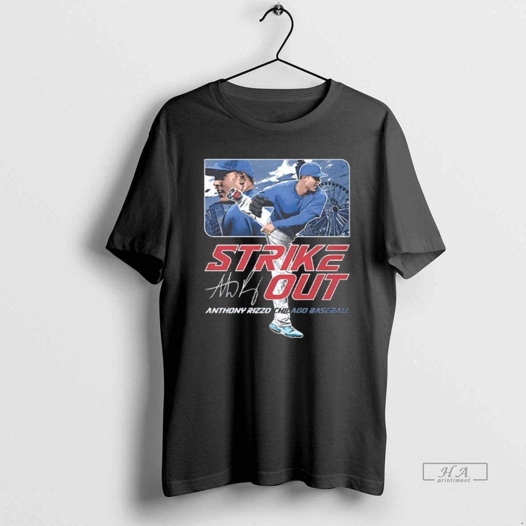 Official Trendy Strikeout Anthony Rizzo New York Yankees Baseball Signature