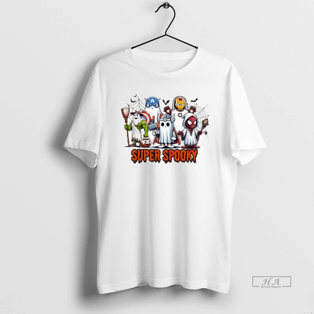 Official Trendy Super Halloween Spooky Season Cartoon Retro