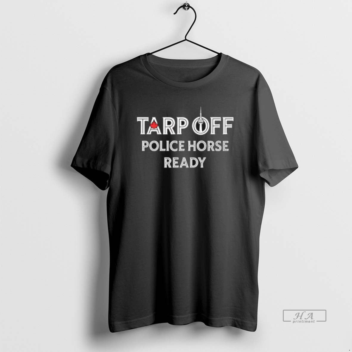 Official Trendy Tarp Off Police Horse Ready