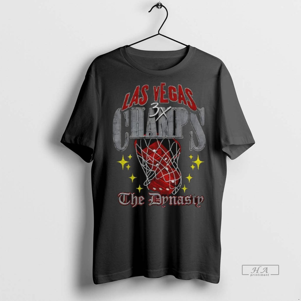 Official Trendy The Dynasty Las Vegas Aces Basketball Wnba 3x Champions 2025 Tee Sweater