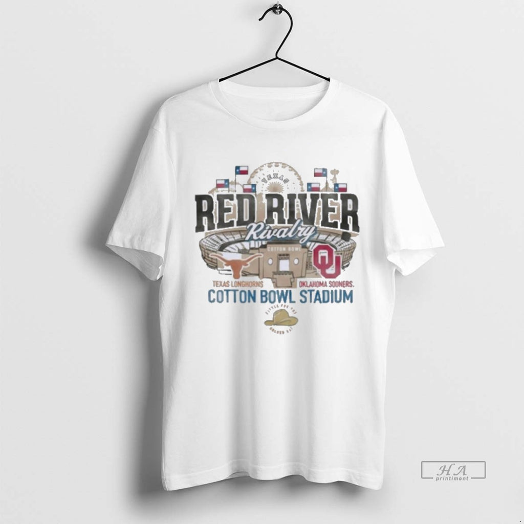 Official Trendy The Gameday Red River Rivalry 2025 Texas Vs Oklahoma Tee Sweater