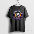 Official Trendy The Laugh Track Joker Face Horror The Grin Will Win Big Logo Tee