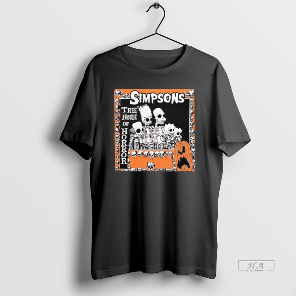 Official Trendy The Simpsons Treehouse Of Horror Skeletons Halloween