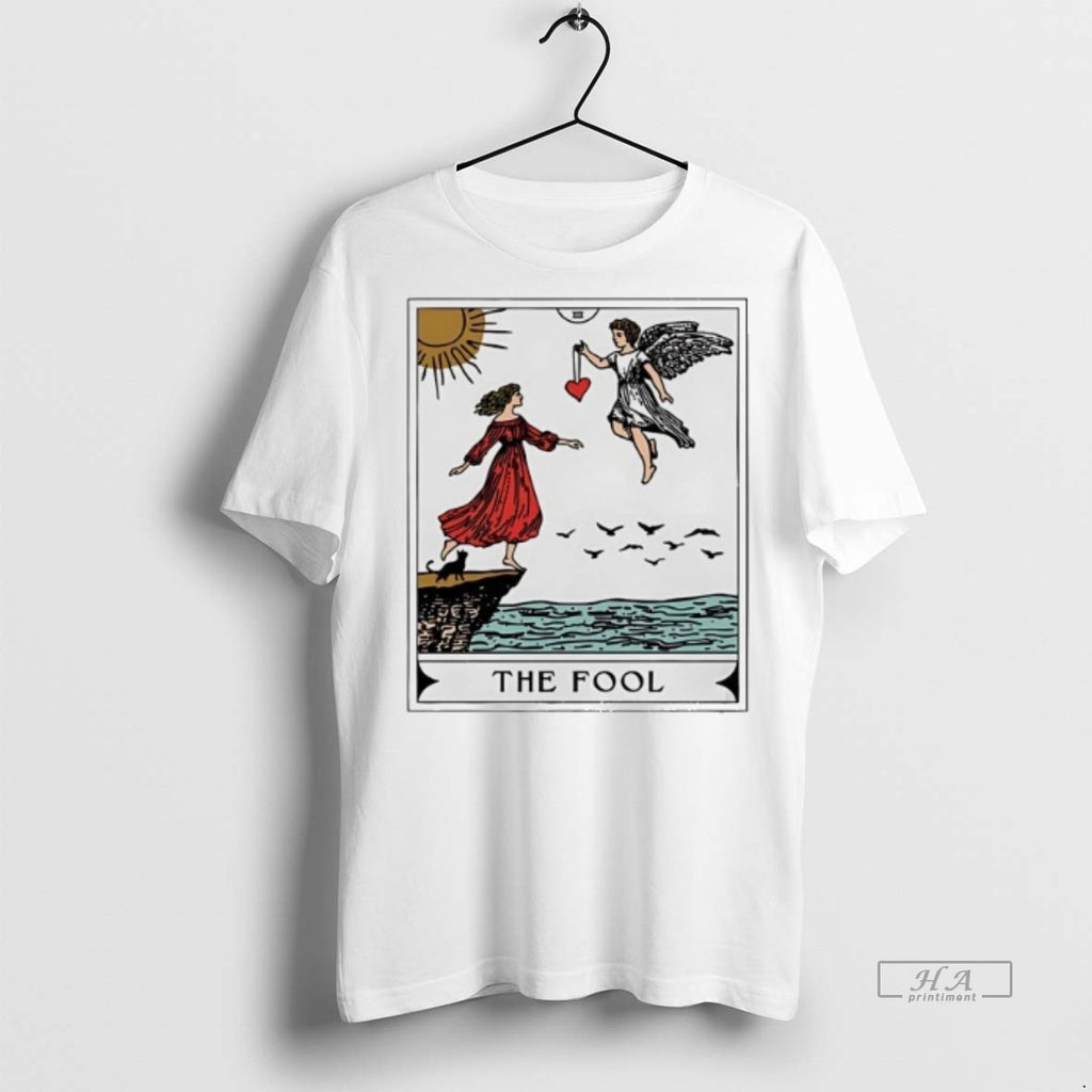 Official Trendy The Fool Tarot Card Angels Valentines Day Tee Sweater