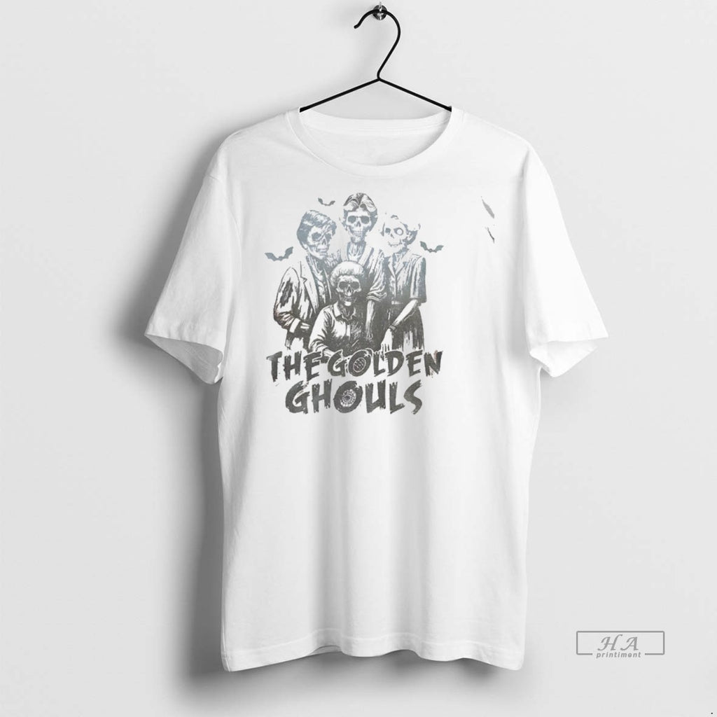 Official Trendy The Golden Ghouls The Golden Girls Halloween Vintage Tee Sweater
