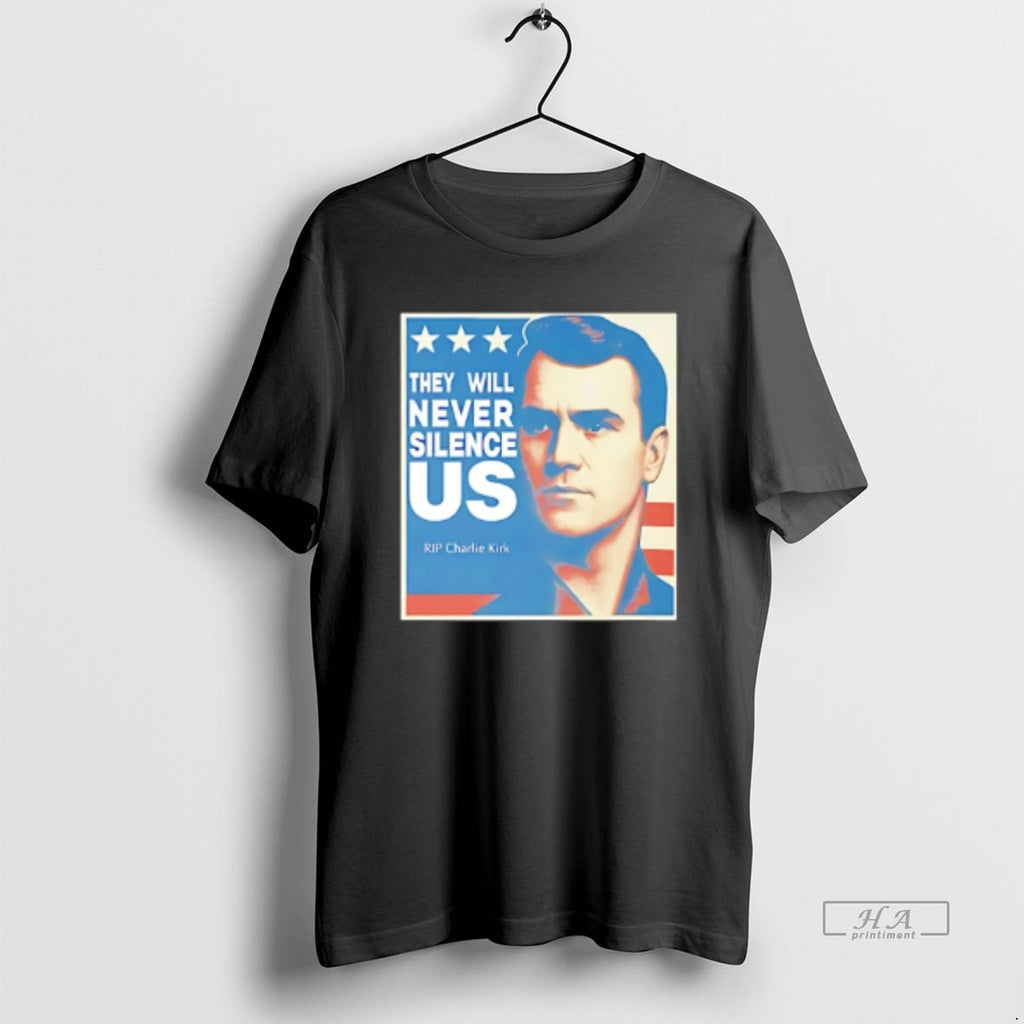 Official Trendy They Will Never Silence Charlie Kirk