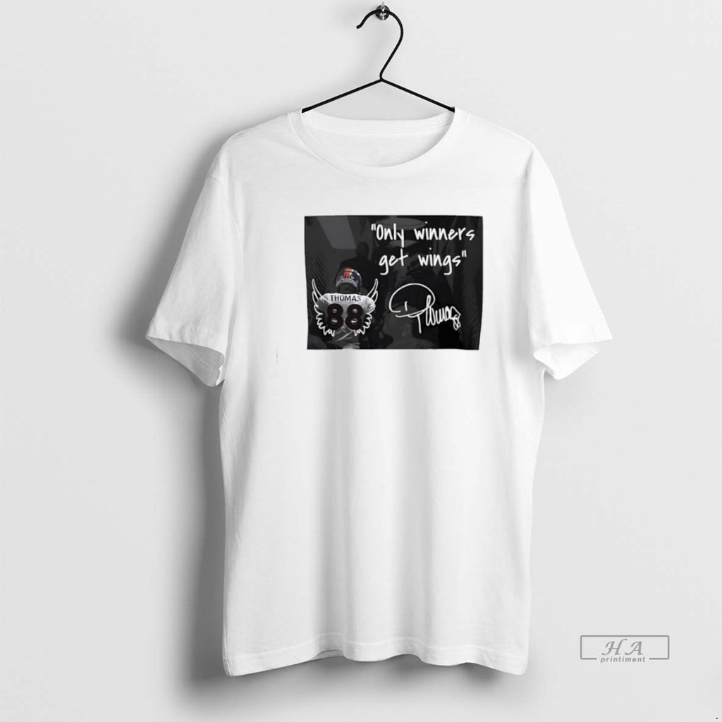 Official Trendy Thmas Number 88 Only Winners Get Wings Signature